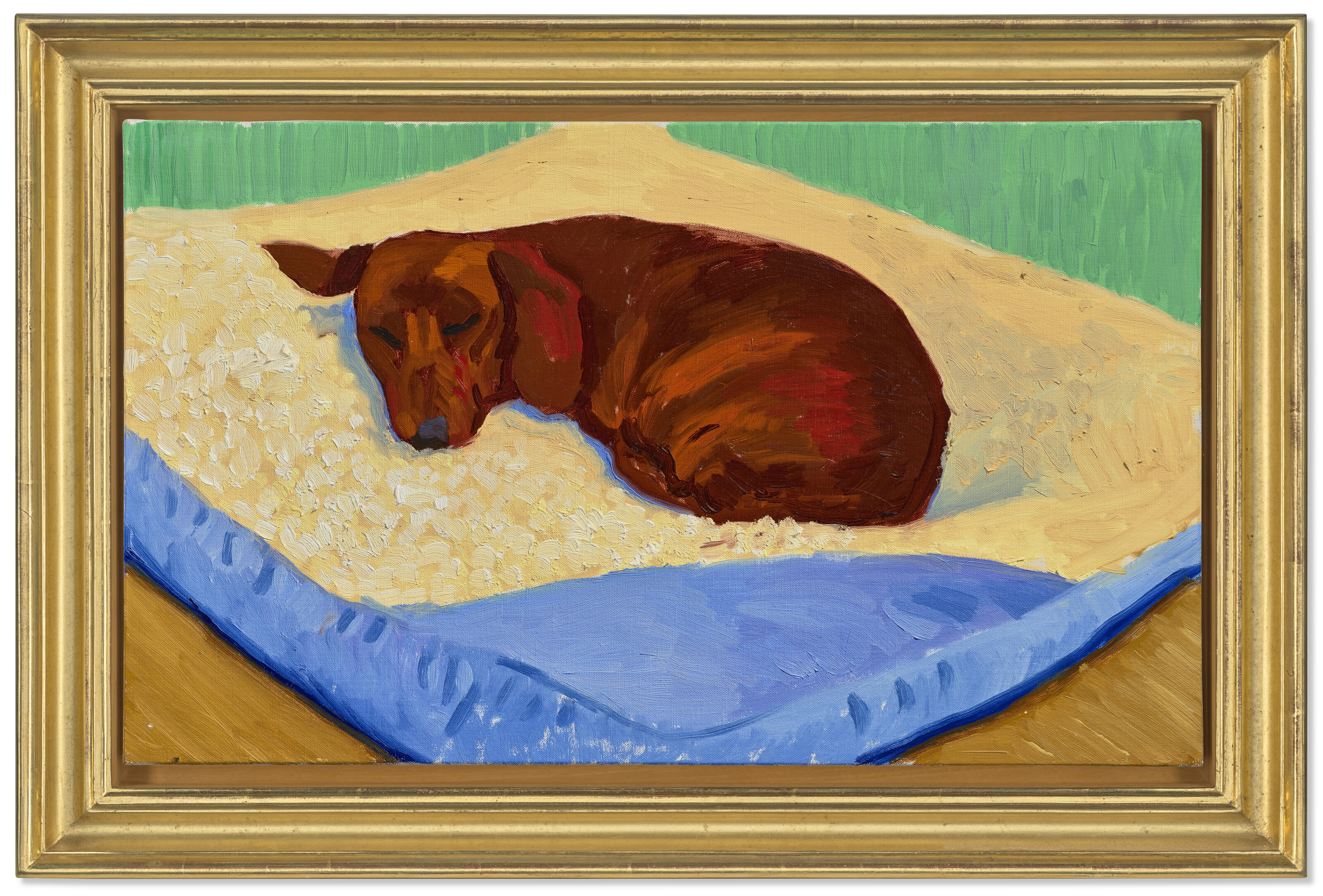 Rare $3 million David Hockney painting of his dog heading to auction at Christie’s London.