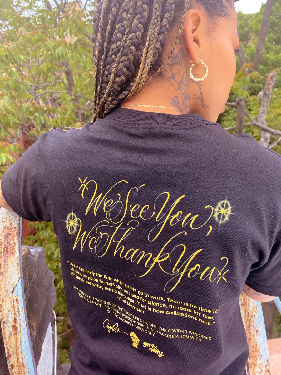 Aya Brown Is Honoring Essential Workers Through Uplifting Drawings Artsy